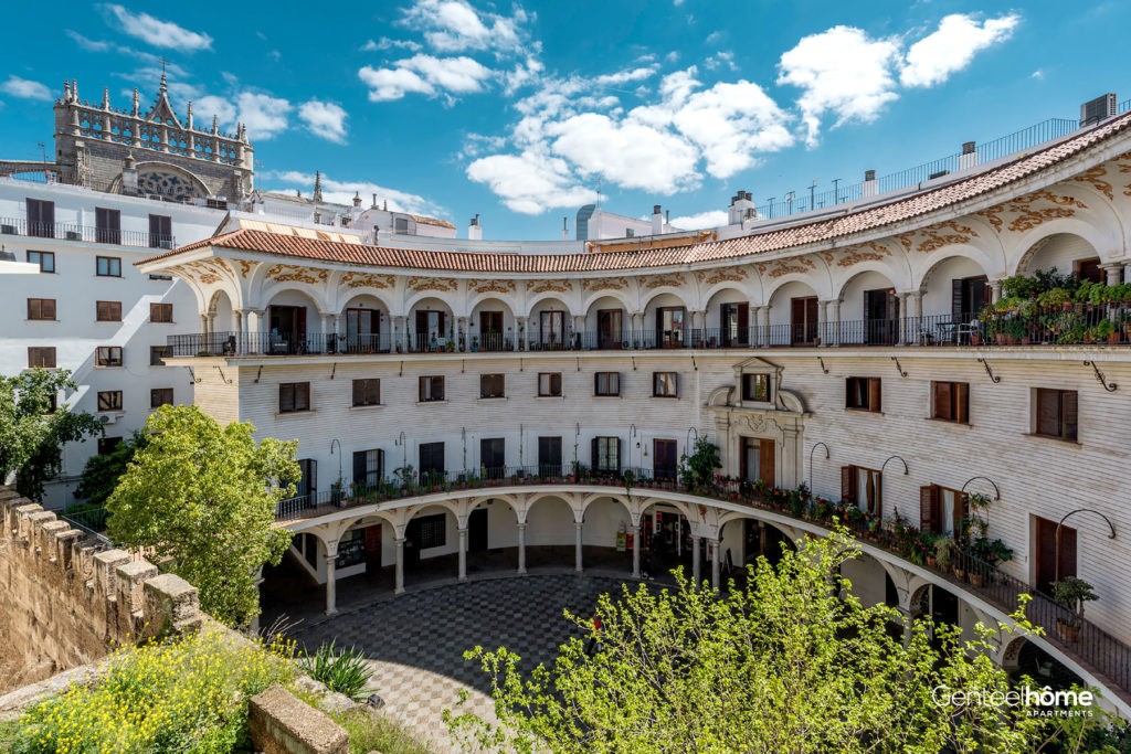Vista lateral superior de la Plaza del Cabildo